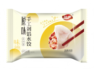 味德手工玉米猪肉大葱馅水饺
